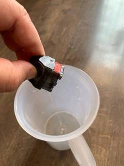 Fig. 3: Mix collected in jar