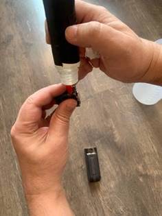 Fig. 1: Tank loaded with mix